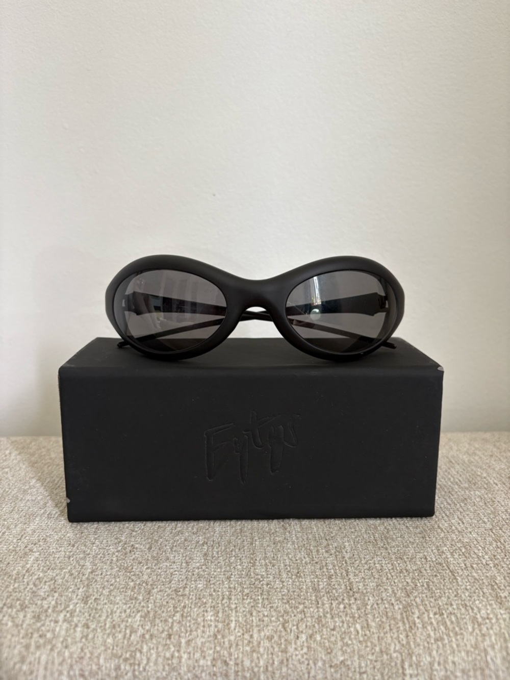 Eytys Women's Black Goggle Sunglasses